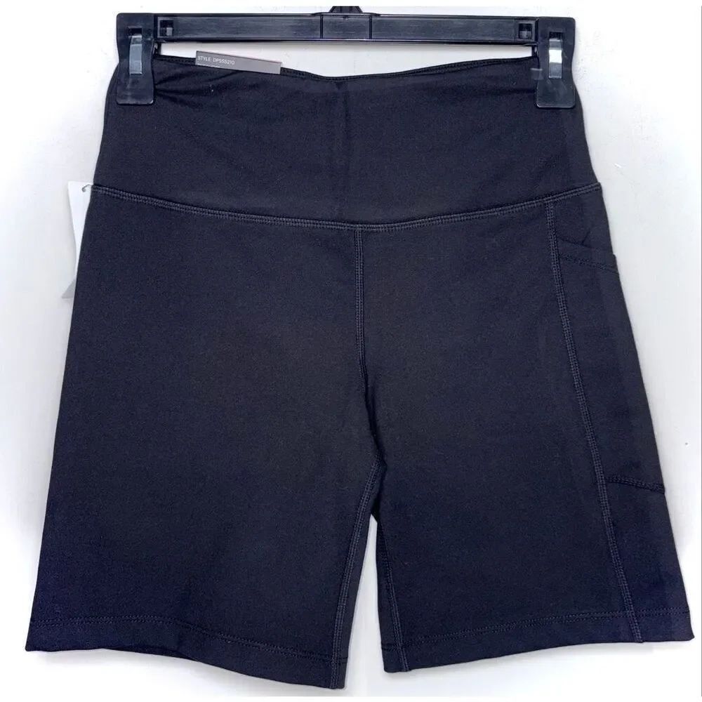DKNY black bike shorts size small